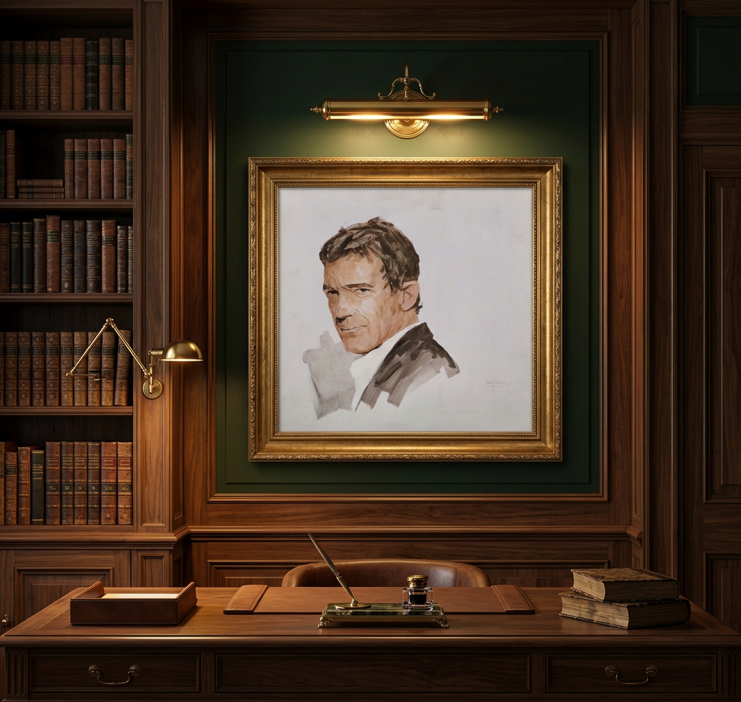 Retrato de Antonio Banderas · En otra decoración