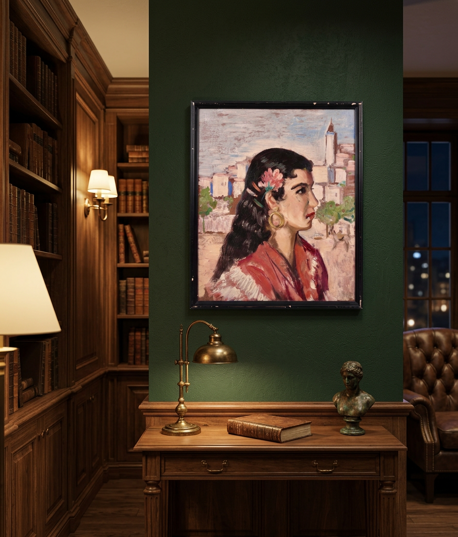 Retrato mujer andaluza, documentación gráfica