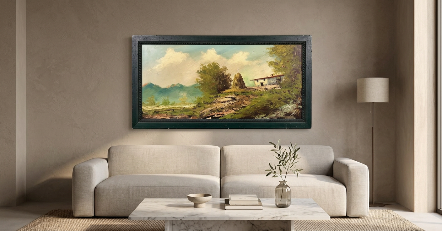 Paisaje rural de montaña · En decoración