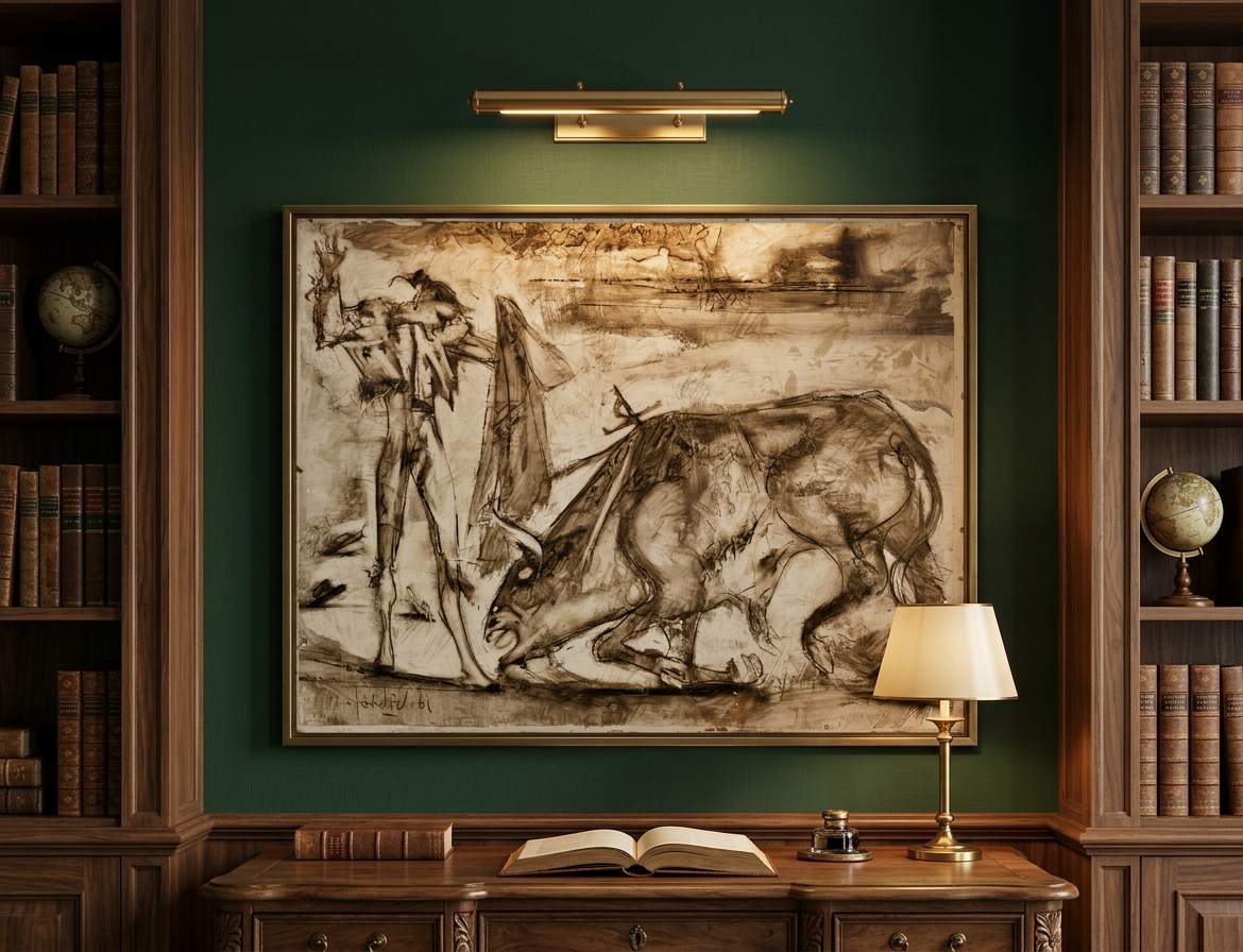 Toro y torero (Tauromaquia) · En otra decoración
