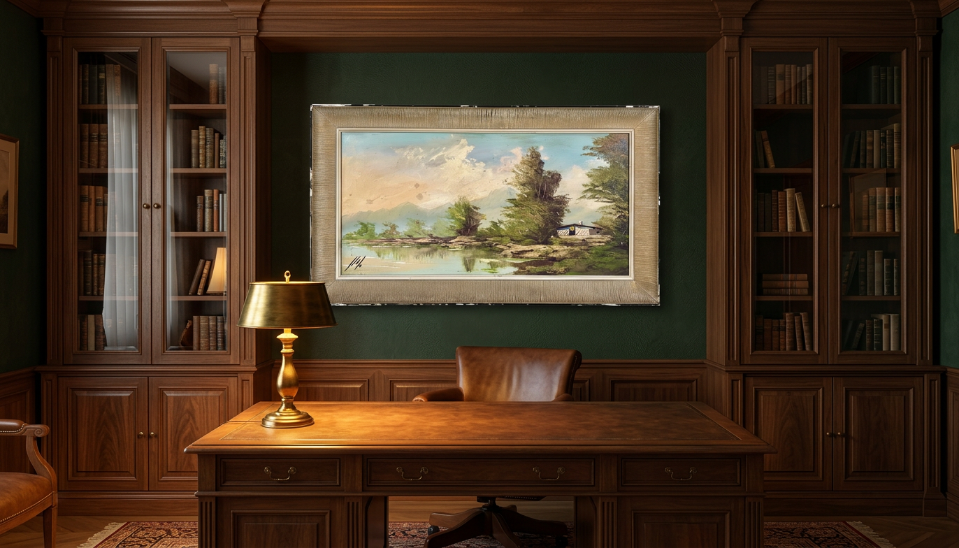 Paisaje fluvial panorámico · En otra decoración