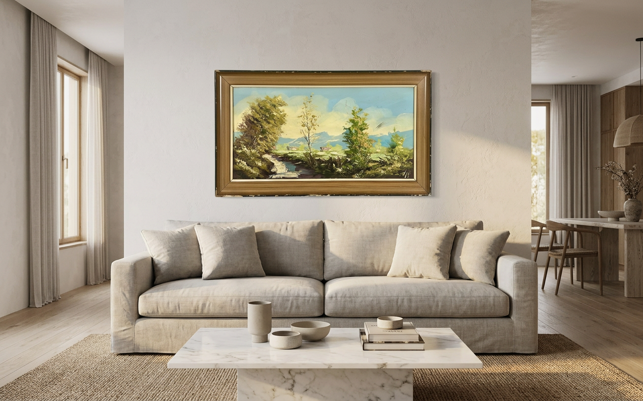 Camino con árboles · En decoración