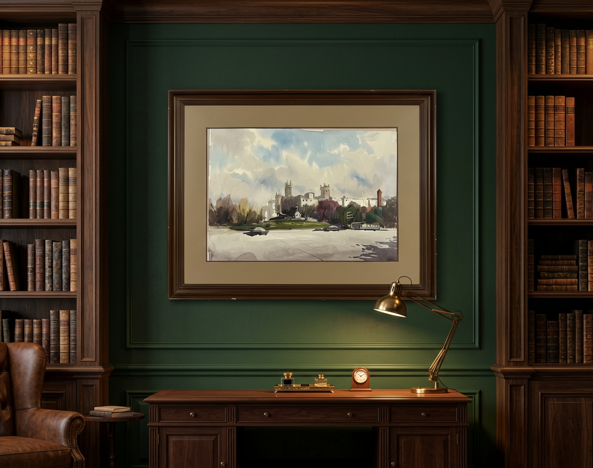 Vista urbana de Madrid · En otra decoración