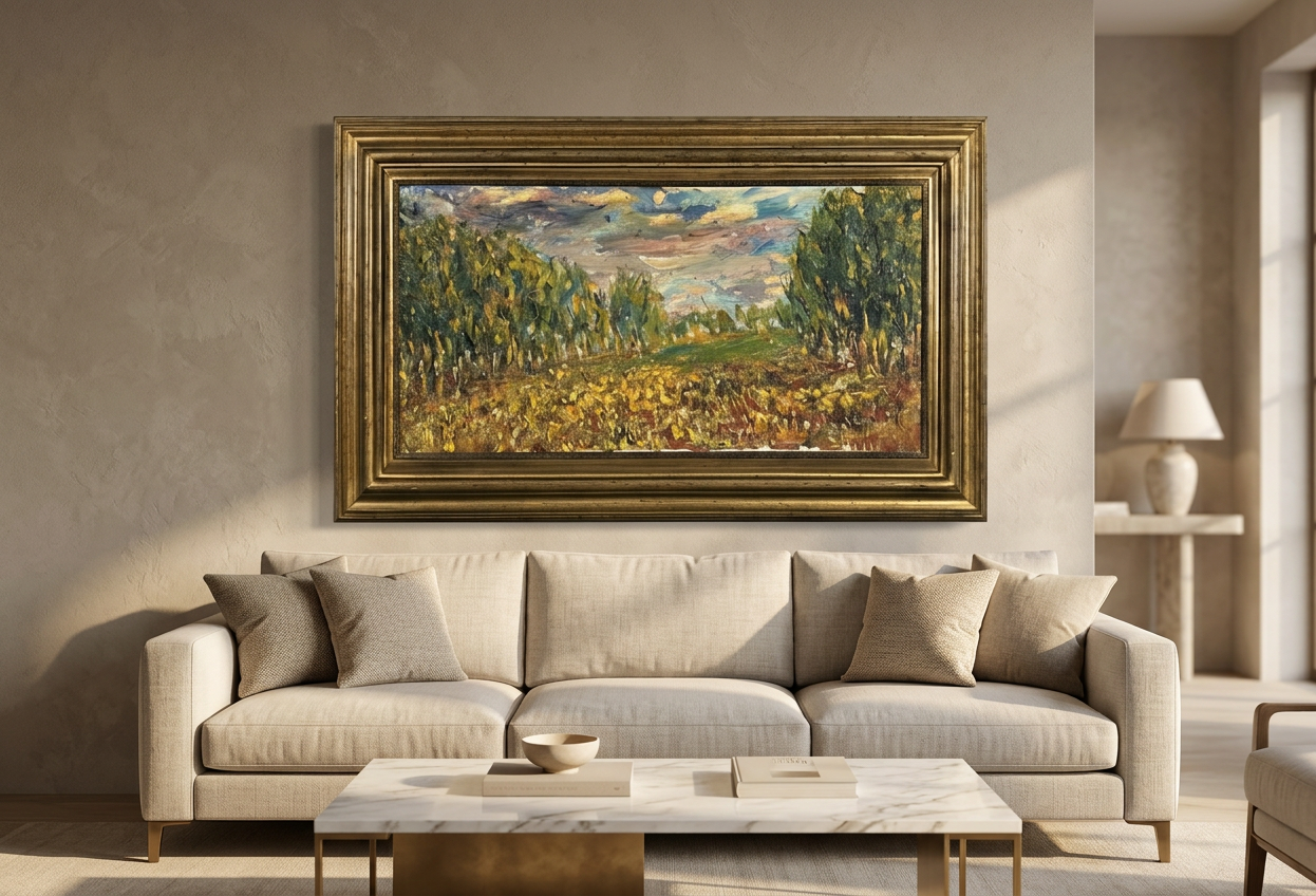 Paisaje castellano (1975) · En decoración