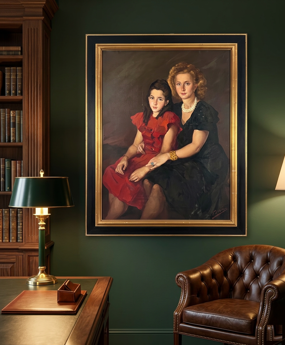Retrato de madre e hija · En otra decoración