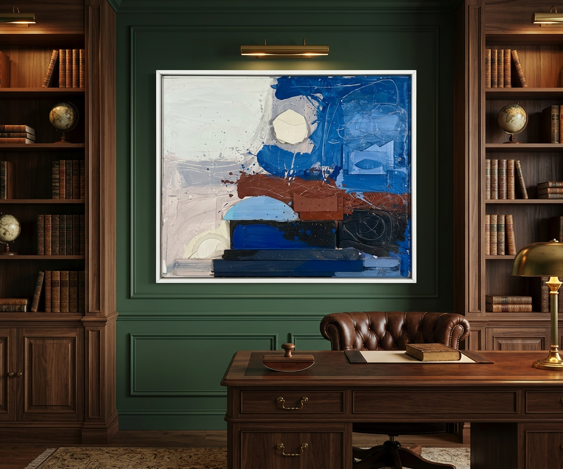 Cercant Espai en Blau · En otra decoración