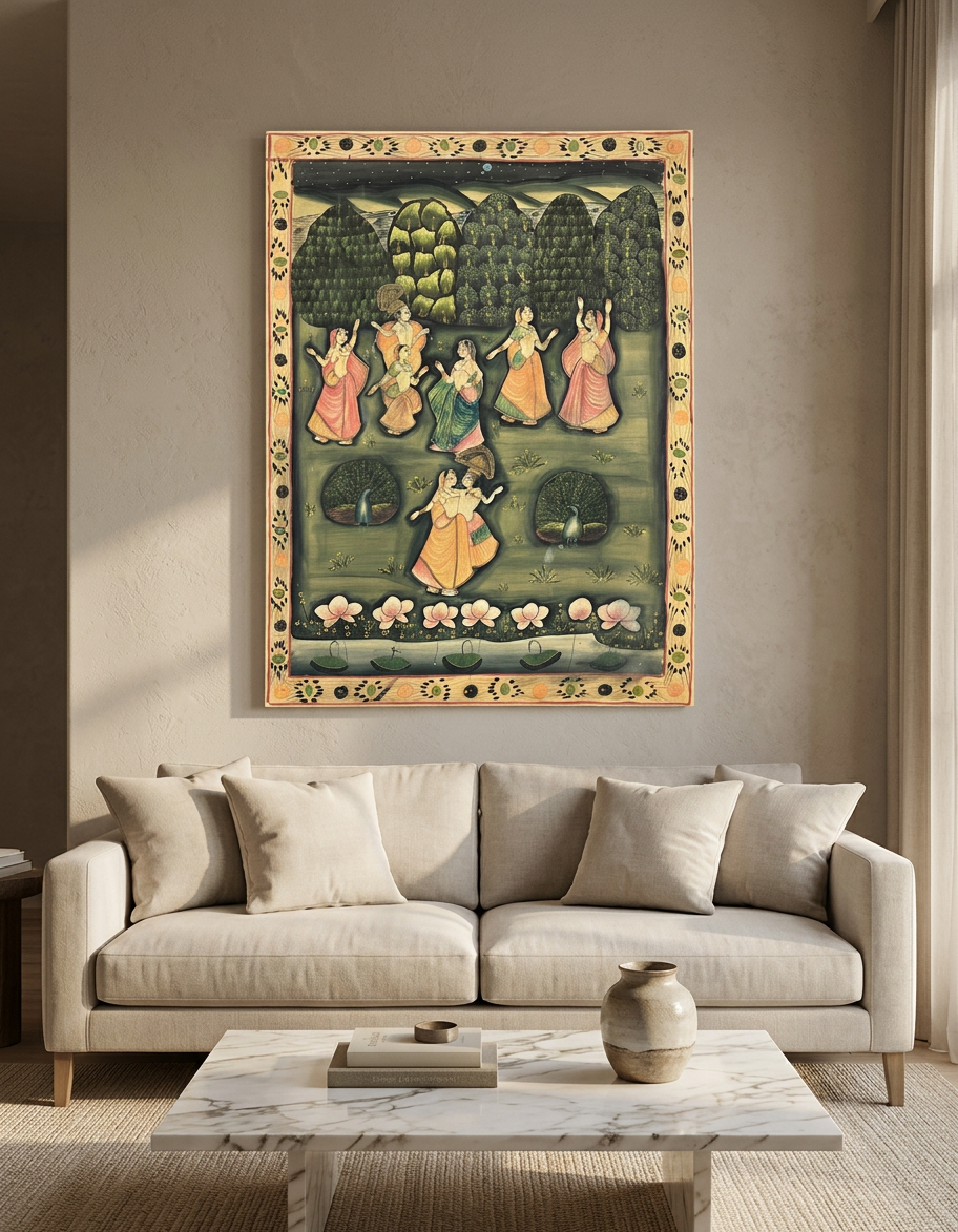 Maha Rasa Lila (Danza Krishna) · En decoración