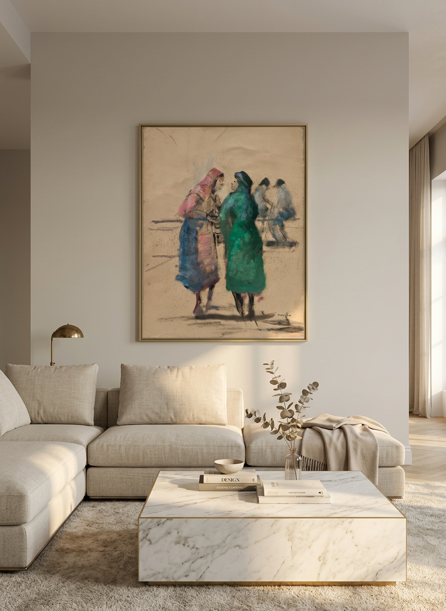 Conversación en la calle · En decoración