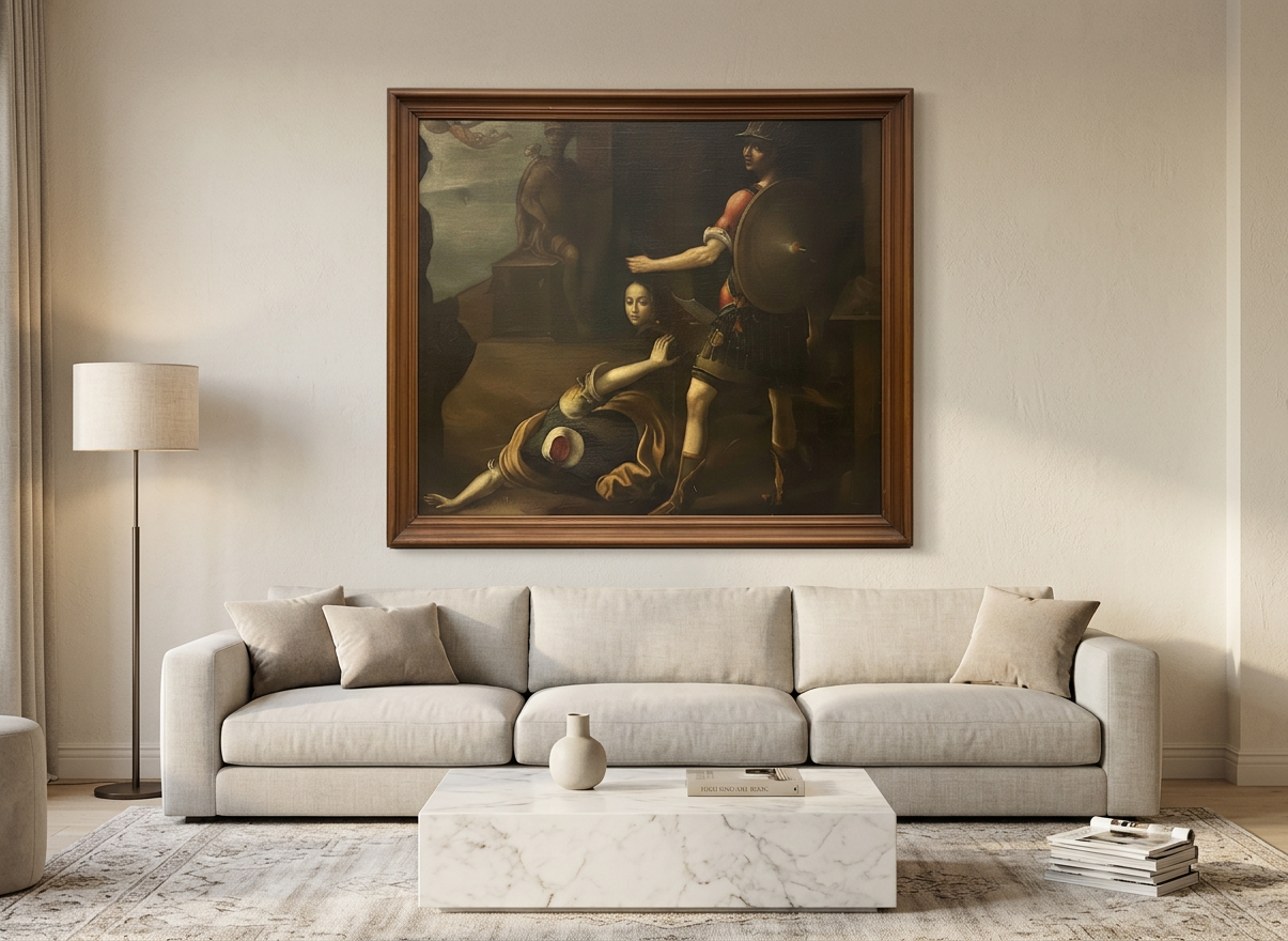 Cabeza de Medusa decapitada · En decoración