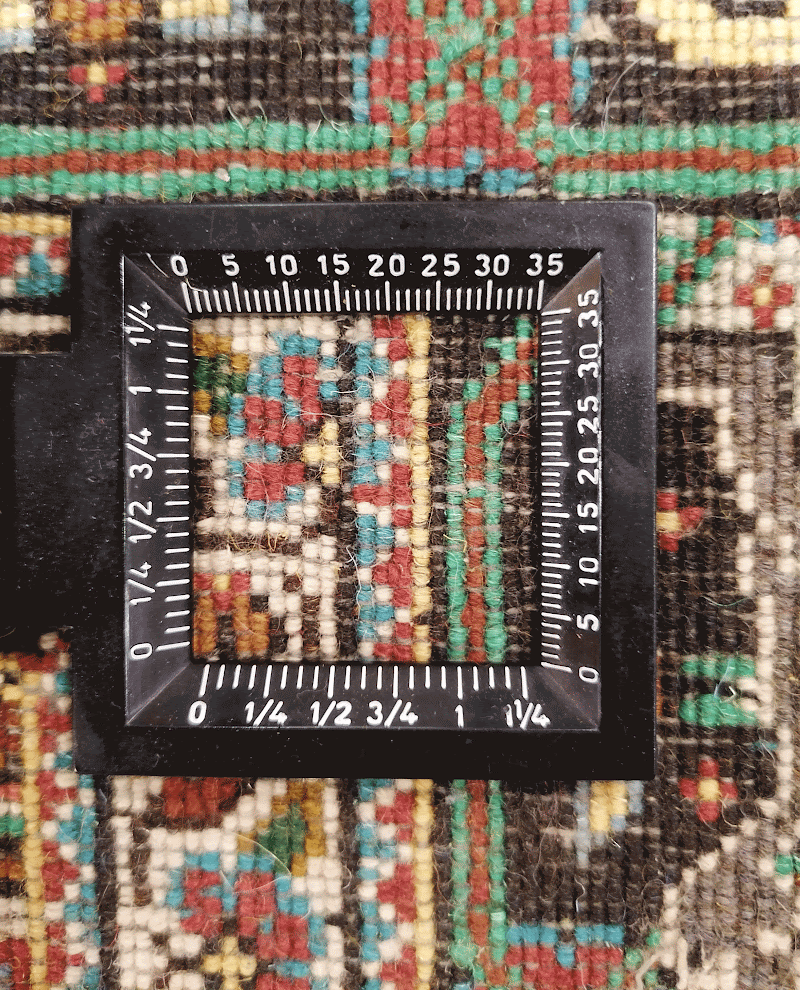 Alfombra SH0568, detalle de ejecución