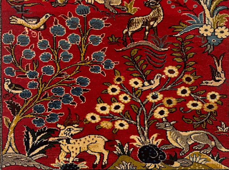 Alfombra SN0004, detalle de ejecución
