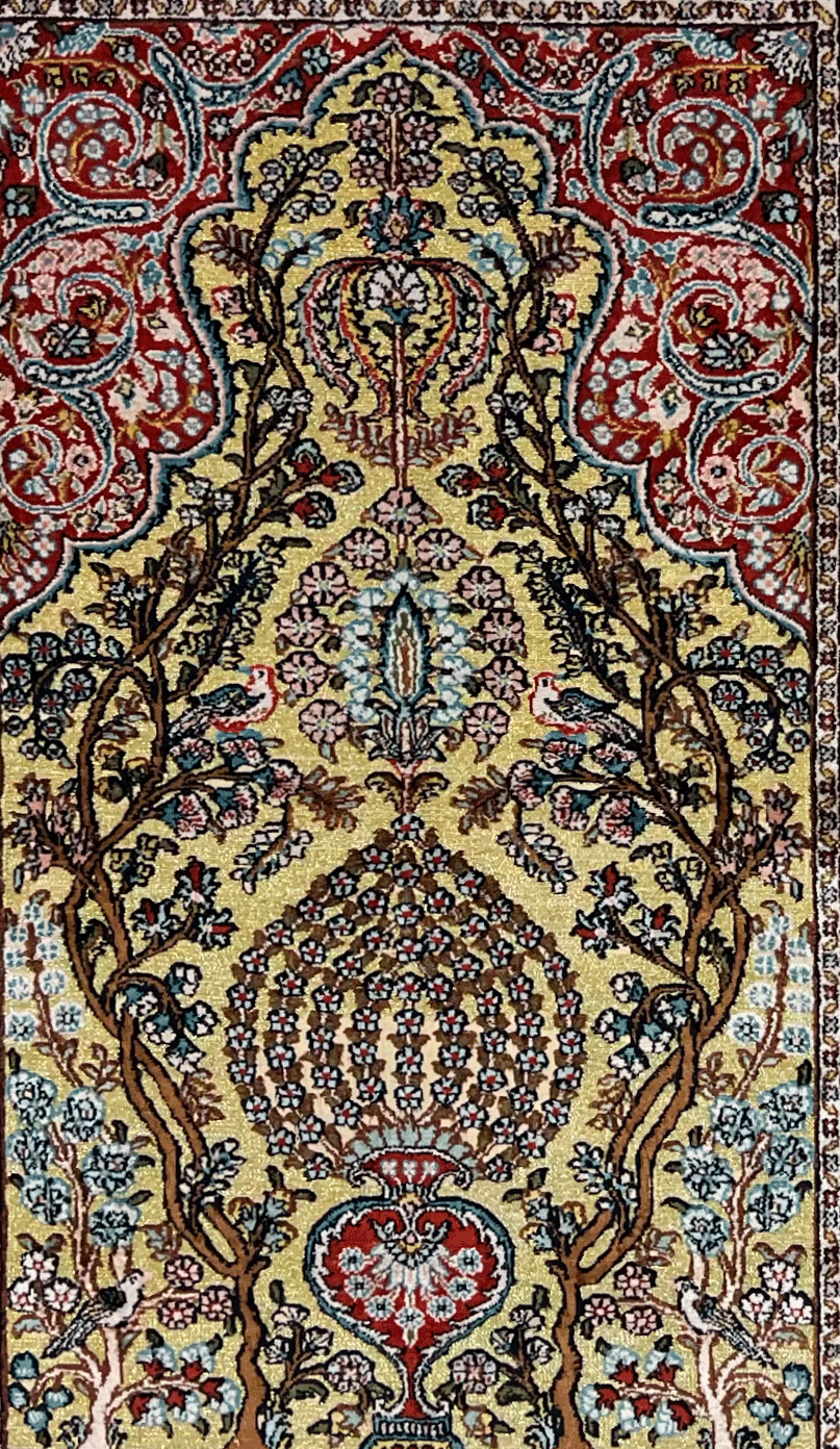 Alfombra 2782, detalle de ejecución