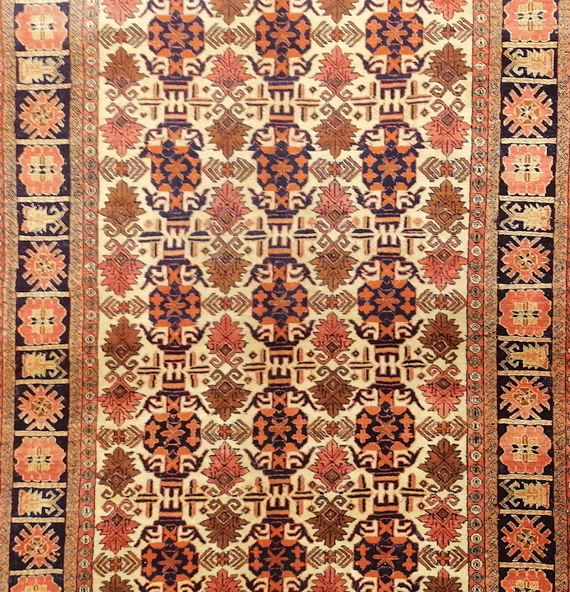 Alfombra P3019, detalle de ejecución