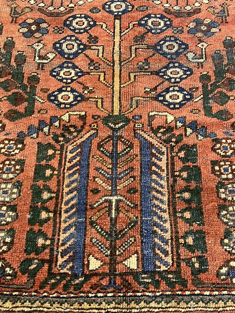 Alfombra 2212, detalle de ejecución