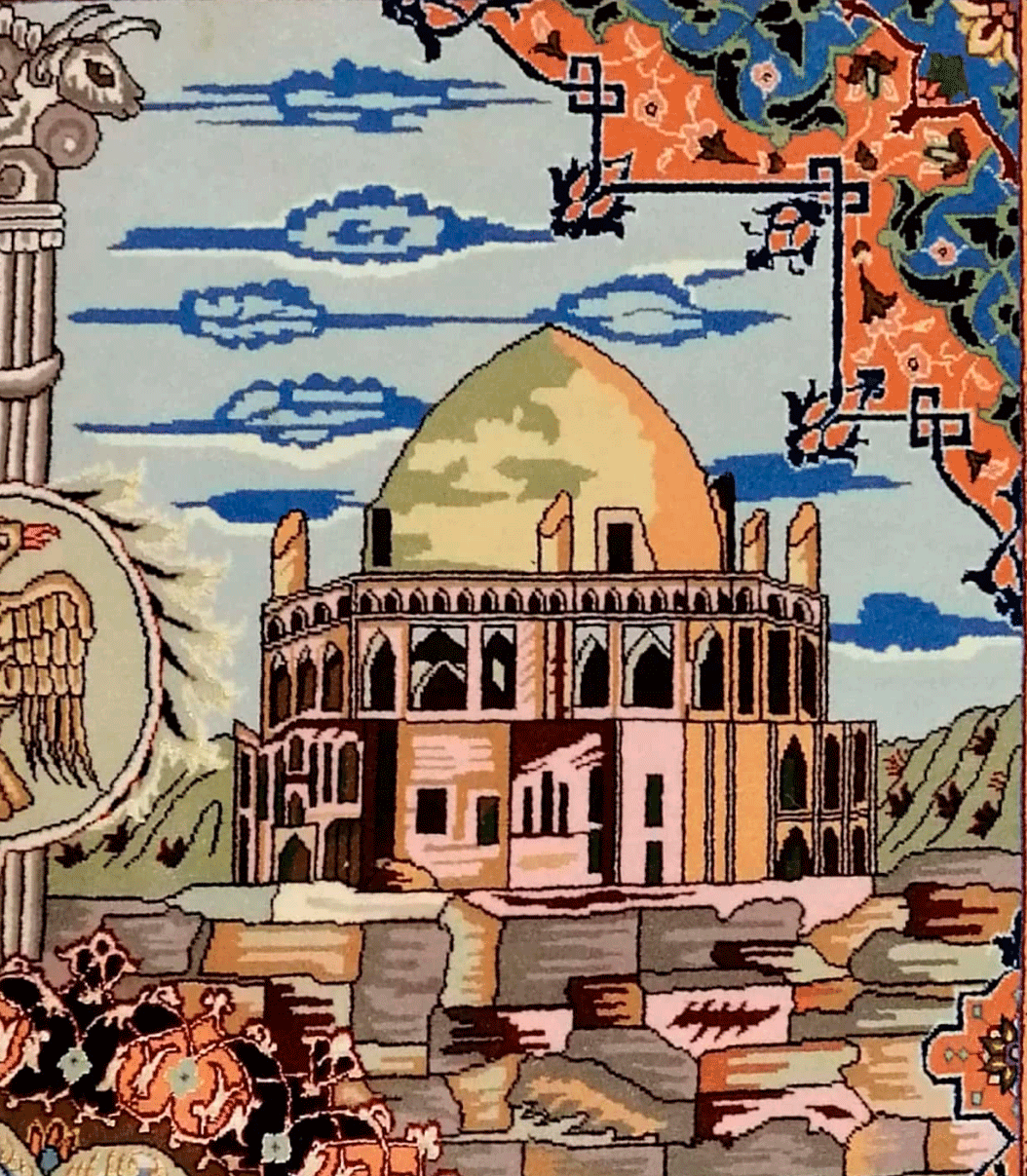 Alfombra 2495, detalle de ejecución