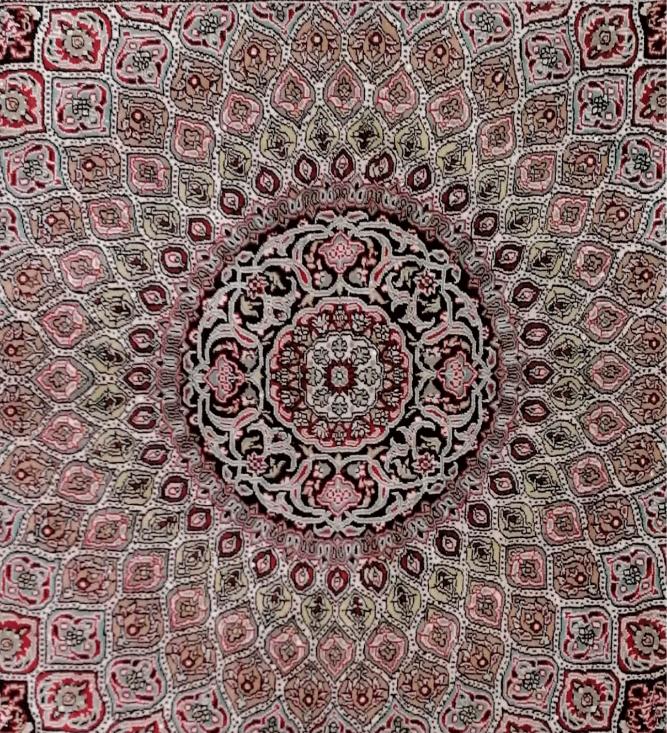 Alfombra 2918, detalle de ejecución