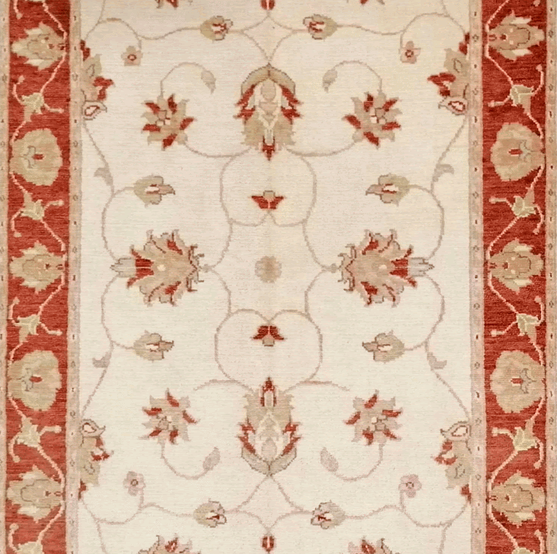 Alfombra IB0412, detalle de ejecución