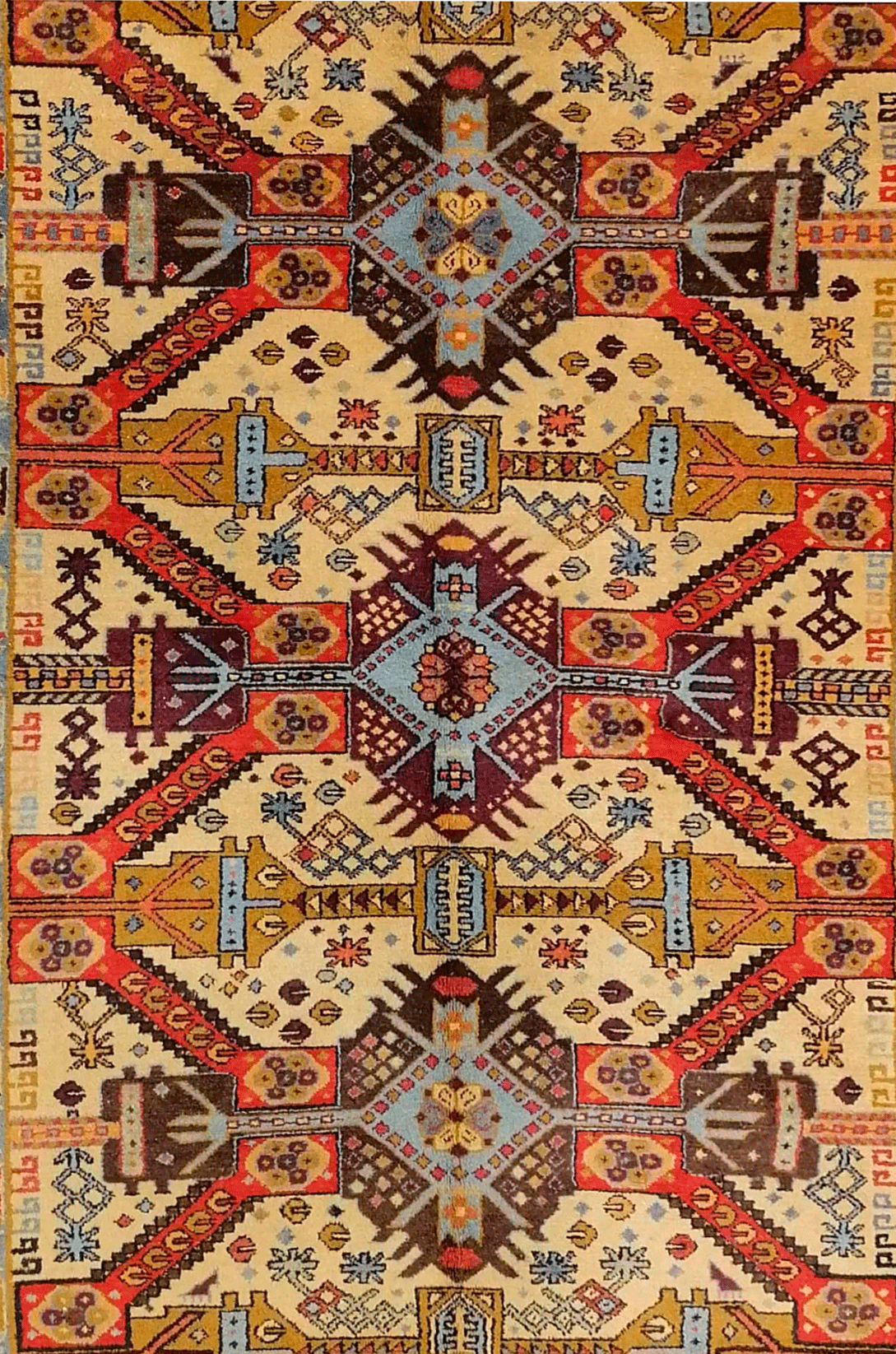 Alfombra 1060, detalle de ejecución
