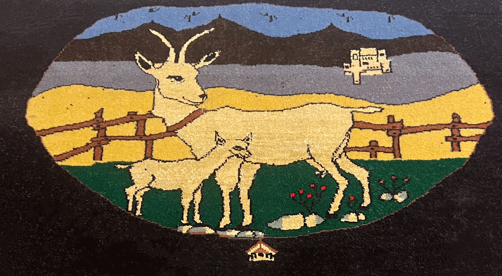 Alfombra 1994, detalle de ejecución