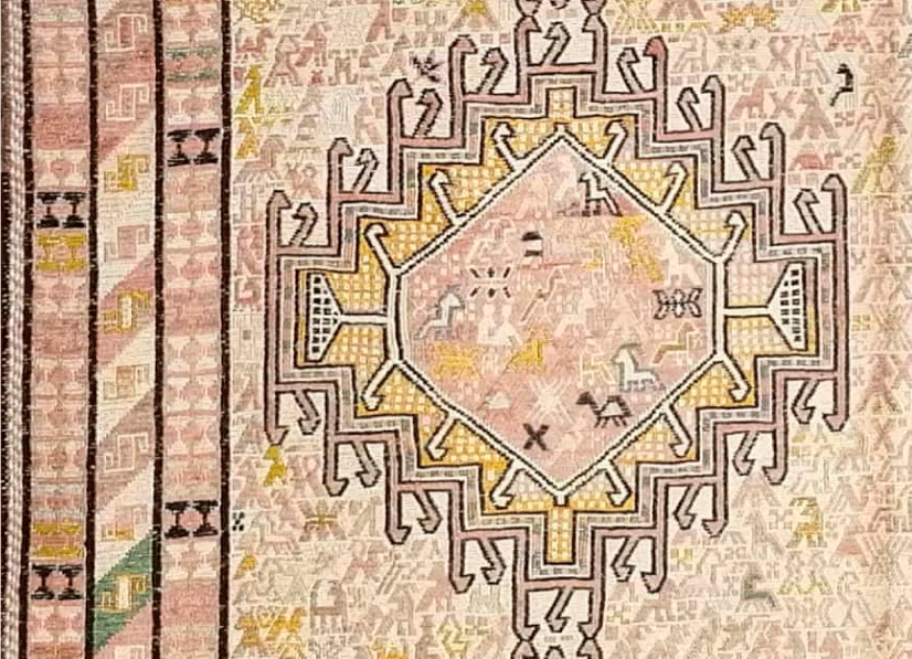 Alfombra SH0487, detalle de ejecución