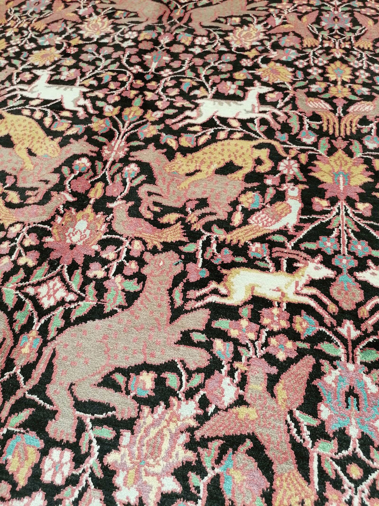 Alfombra 1762, detalle de ejecución