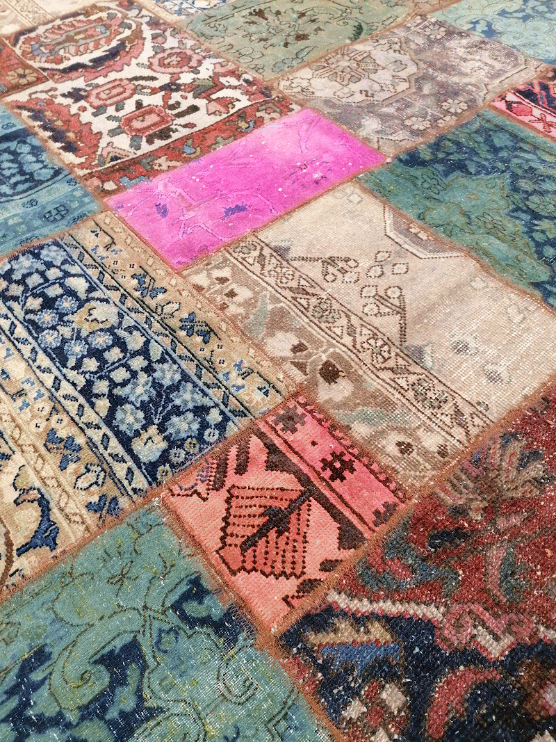 Alfombra AB0002, detalle de ejecución