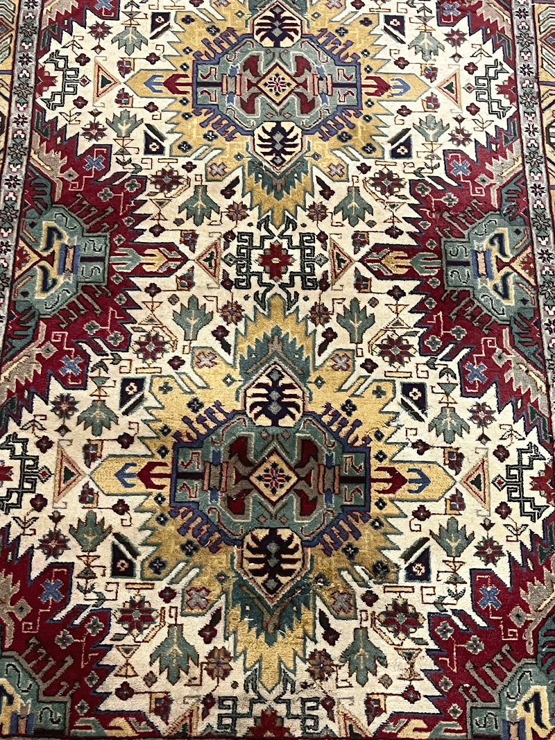 Alfombra 3021, detalle de ejecución