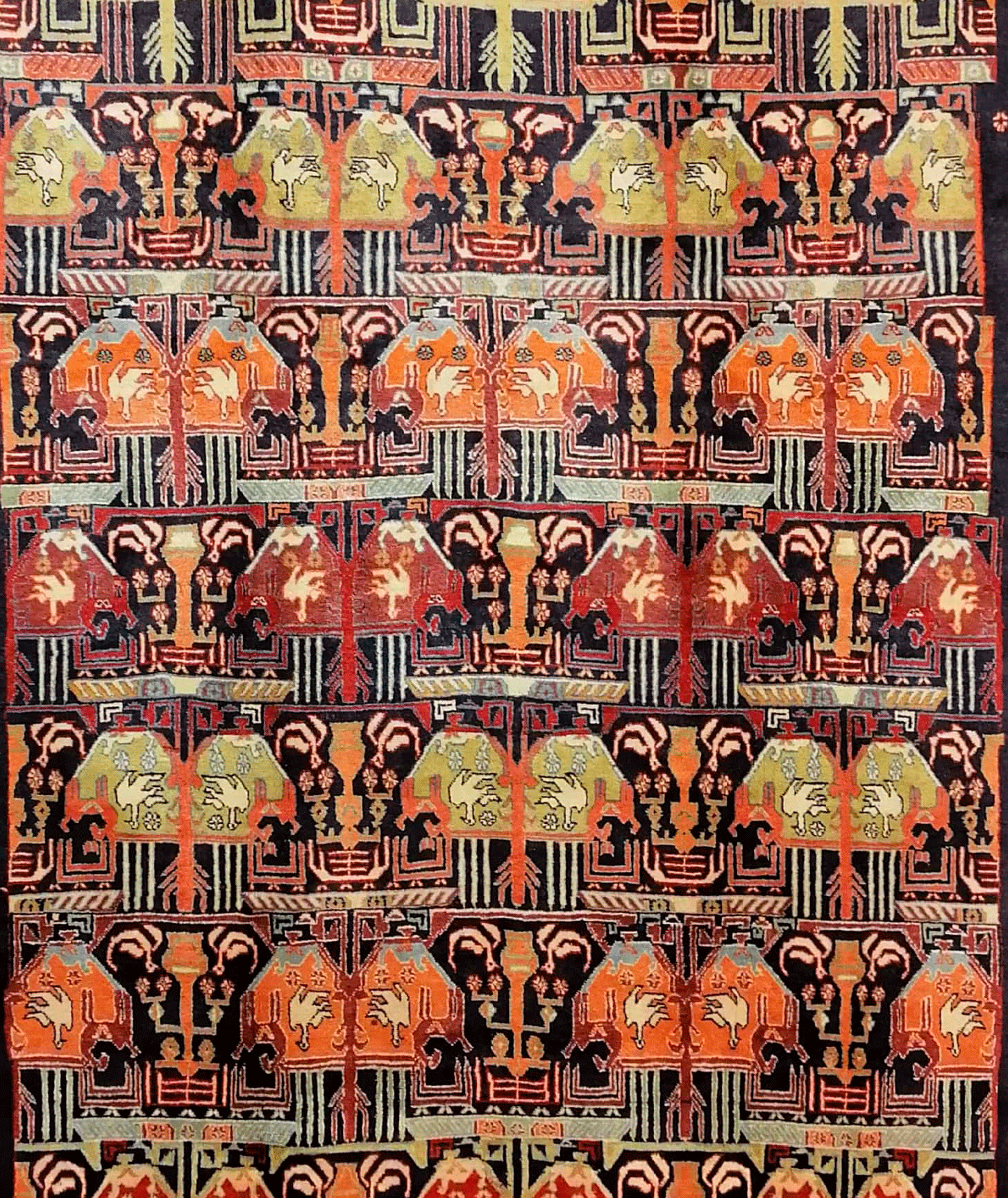 Alfombra FK0696, detalle de ejecución